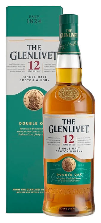 The Glenlivet 12 Year Old Single Malt Scotch Whisky 750mL, 80 Proof 