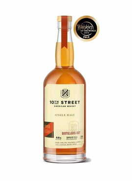 10th Street Distiller's Cut Single Malt Whiskey, 750mL