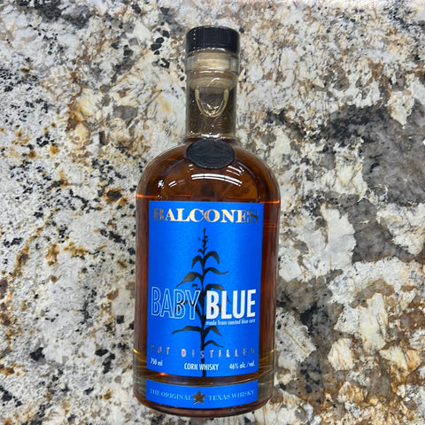 Balcones Baby Blue Corn Whiskey, 750mL