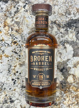 Broken Barrel Bourbon Whiskey 116-proof, 750mL