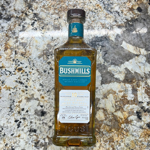 Bushmills 10-Year Irish Whiskey, 750mL