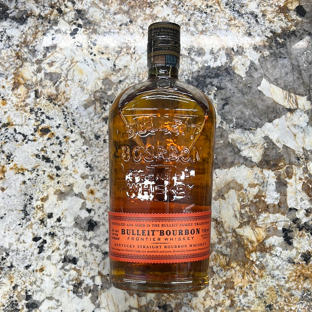 – Straight 750mL Bulleit Kentucky Bourbon, Transpirits