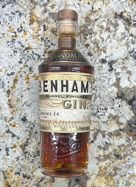 Benham's Barrel Finished Gin, 750mL