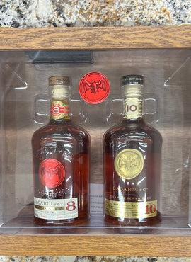 Bacardi Reserva 8 & 10-Year Rum Humidor Box Set
