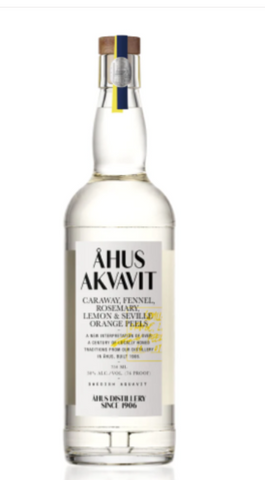 Åhus Akvavit Swedish Liqueur, 750mL