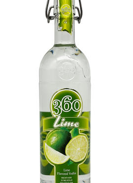 360 Lime Vodka, 750mL