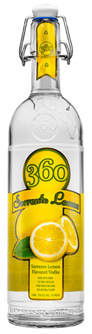 360 Sorrento Lemon Vodka, 750mL