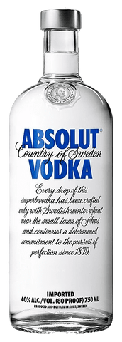 Absolut Vodka, 750mL
