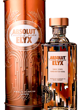 Absolut Elyx Vodka, 750mL