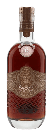 Bacoo 12-Year Dominican Rum, 750mL