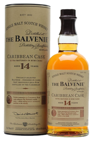 Balvenie 14-Year Caribbean Cask Scotch Whisky, 750mL