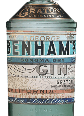 Benham's Sonoma Dry Gin, 750mL