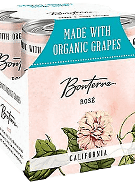 Bonterra Organic Wine Rosé, 4-pack (187mL)