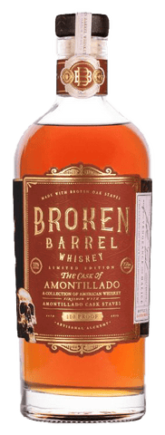 Broken Barrel Cask of Amontillado Whiskey, 750mL