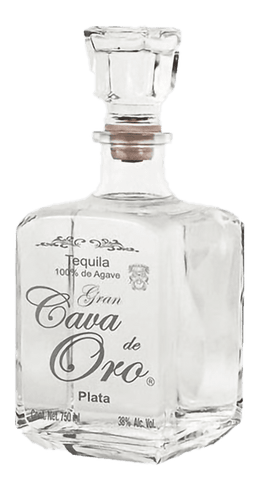 Cava de Oro Plata Tequila, 750mL