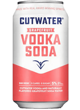 Cutwater Grapefruit Vodka Soda, 12oz.