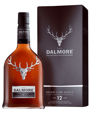 Dalmore 12-Year Scotch Whisky in Sherry/Oak Casks, 750mL