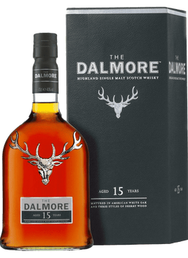 Dalmore 15-Year Single Malt Scotch Whiskey, 750mL