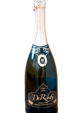 DeRibas Semi-Dry Sparkling Brut Wine, 750mL