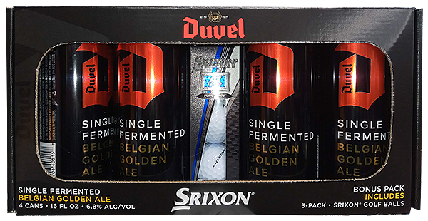 Duvel Srixon Fermented Belgian Ale Golf Gift Set, 4-pack – Transpirits