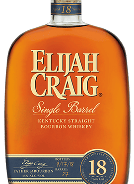 Elijah Craig 18-Year Single Barrel Bourbon Whiskey, 750mL