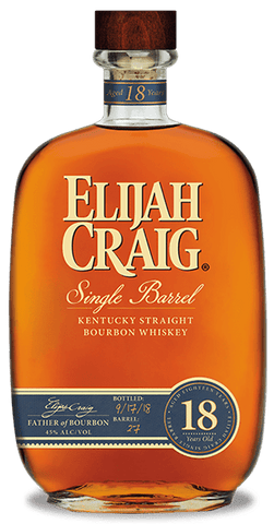 Elijah Craig 18-Year Single Barrel Bourbon Whiskey, 750mL