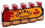 Fireball Cinnamon Whiskey Liqueur (10-pack), 50mL