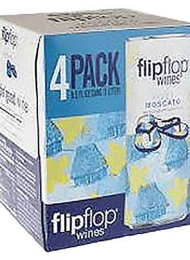 Flip Flop Fizzy Moscato, 4-pack (8.5oz)