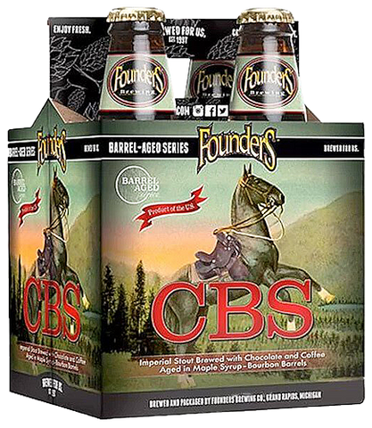 Founders CBS "Canadian Breakfast Stout", 4-pack