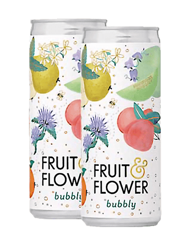 Fruit & Flower Wine in a Can - Bubbly, 2-pack (250ml)