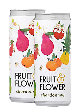 Fruit & Flower Wine in a Can - Chardonnay, 2-pack (250ml)