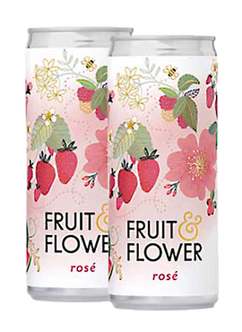 Fruit & Flower Wine in a Can - Rose, 2-pack (250ml)
