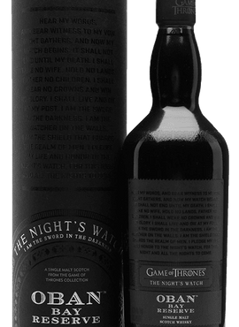 Game of Thrones Oban Bay Reserve Scotch Whiskey, 750mL