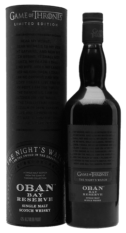 Game of Thrones Oban Bay Reserve Scotch Whiskey, 750mL