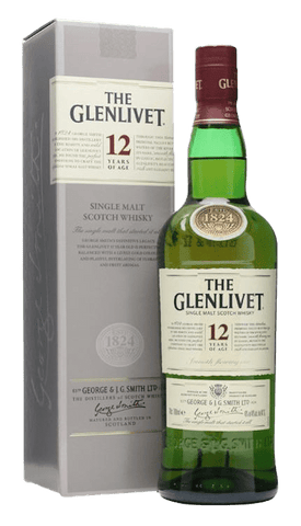Glenlivet 12-Year Single Malt Scotch, 750mL
