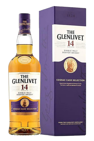 Glenlivet 14-Year Cognac Cask Scotch, 750mL
