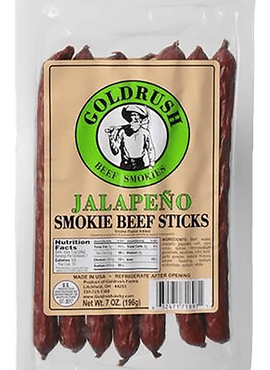 Goldrush Jalapeno Smokie Beef Sticks, 7 oz