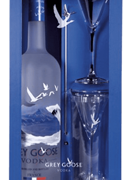 Grey Goose Vodka Box Set, 1.75L