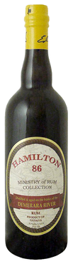 Hamilton 86 Demerara River Rum, 750mL
