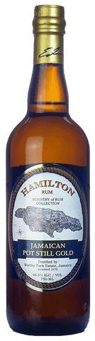 Hamilton Jamaican Pot Still Gold Rum, 750mL