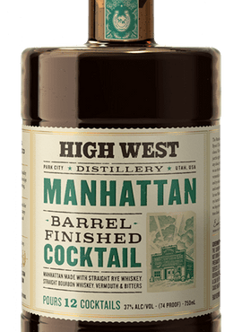 High West Manhattan Barrel Finished Cocktail, 750mL