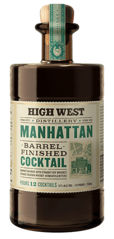 High West Manhattan Barrel Finished Cocktail, 750mL