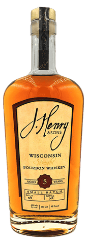 J. Henry & Sons 5-Year Small Batch Wisconsin Bourbon, 750mL