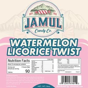 Jamul Watermelon Licorice, 16 oz
