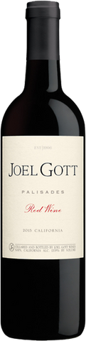 Joel Gott Palisades Red Wine, 2015