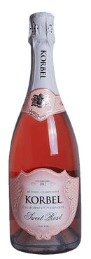 Korbel Sweet Rose Champagne, 750mL
