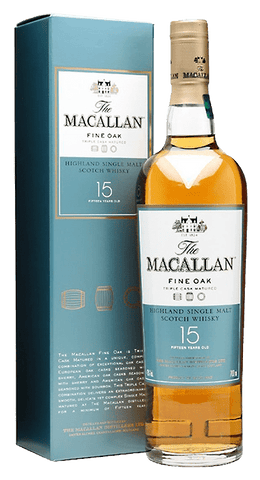 Macallan 15-Year Fine Oak Scotch, 750mL
