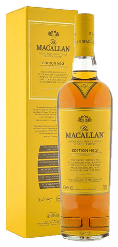 Macallan Edition No. 3 Scotch, 750mL