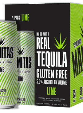 Mamitas Lime Tequila & Soda, 4-pack (12oz.)