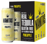 Mamitas Pineapple Tequila & Soda, 4-pack (12oz.)